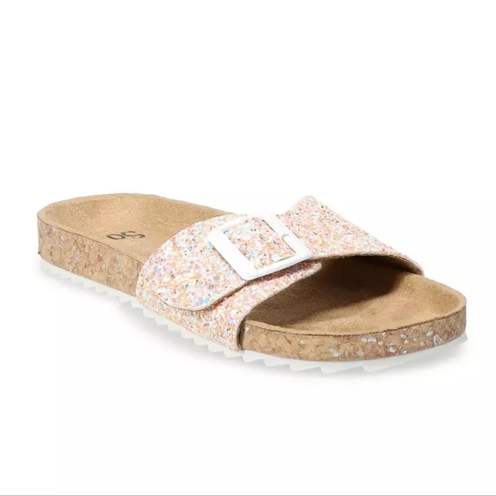 SO® Calliee Girls' Slide Sandals Size 13